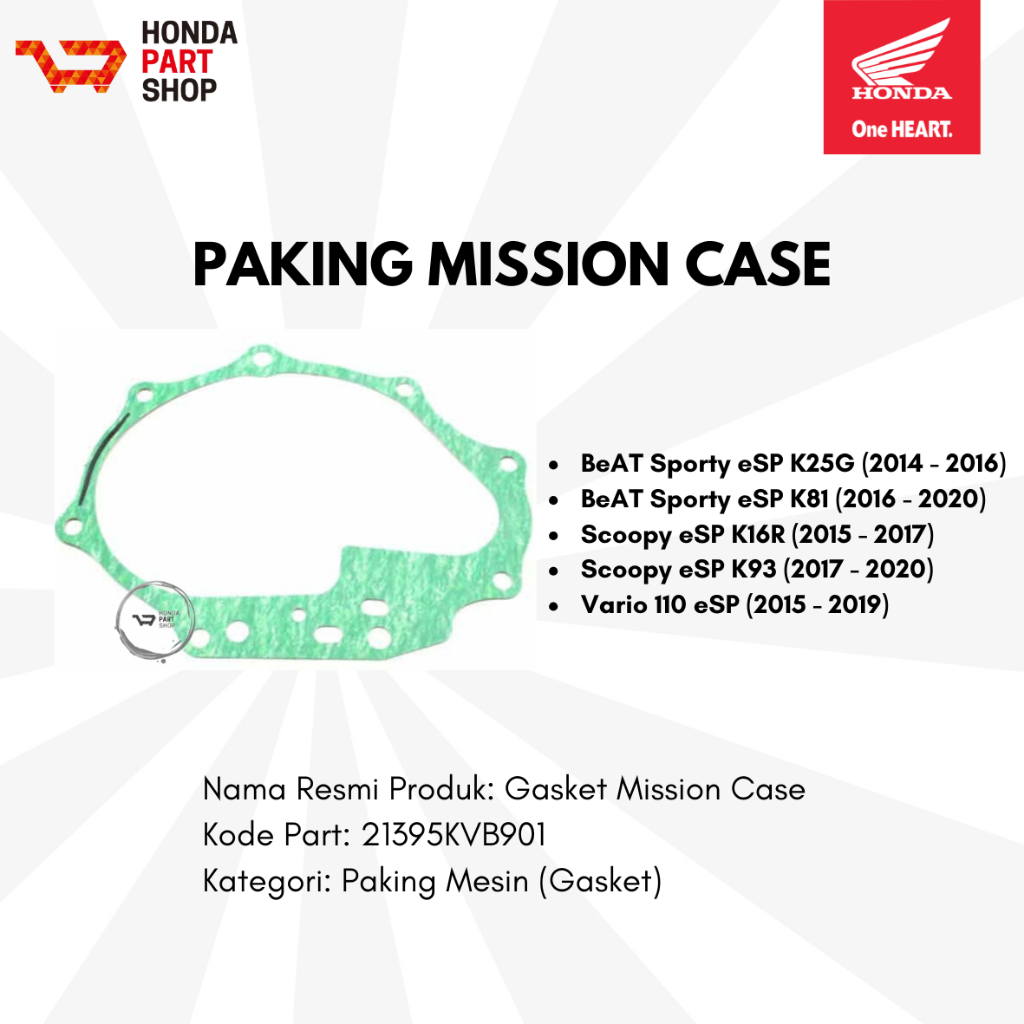 21395KVB901 Paking Mission Case