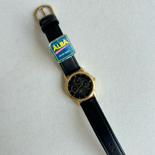 NOS Alba Moonphase Triple Date Calender