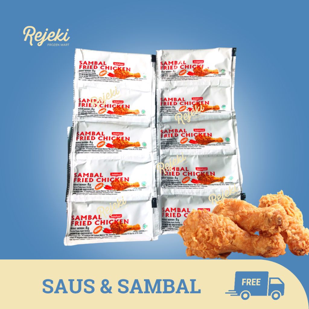 

Indofood Sambal Ayam Goreng Saset - Rejeki Frozen
