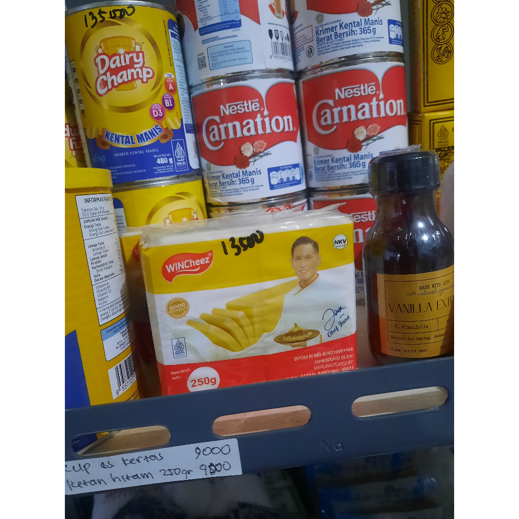 

Prochiz Keju Cheddar Blok 250 gr – Keju Enak Untuk Kue, Roti, Gorengan, dll