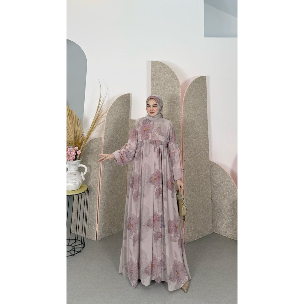 Aydeen set/ set hijab segi empat/ dress set hijab