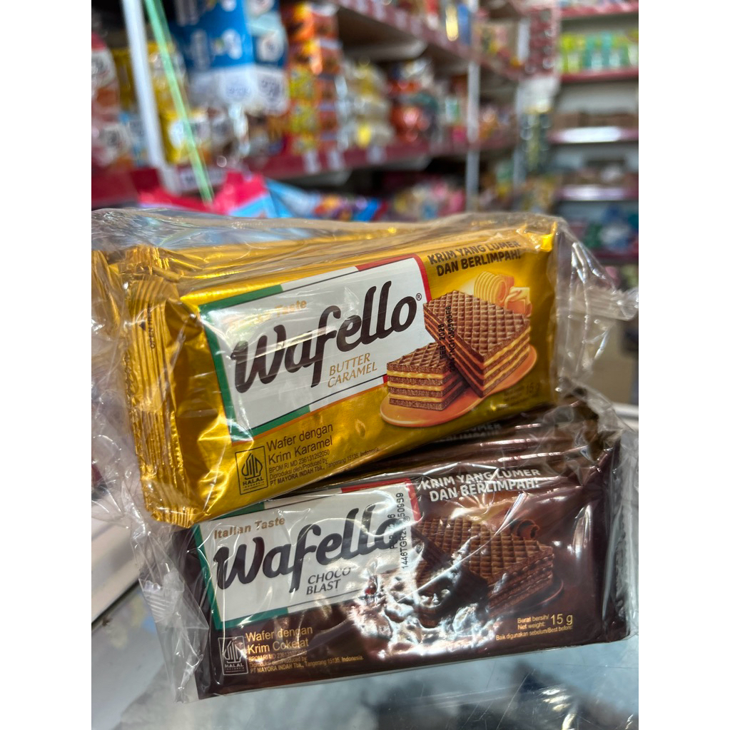 

Wafello Coklat | Caramel 1 pack isi 10 pcs