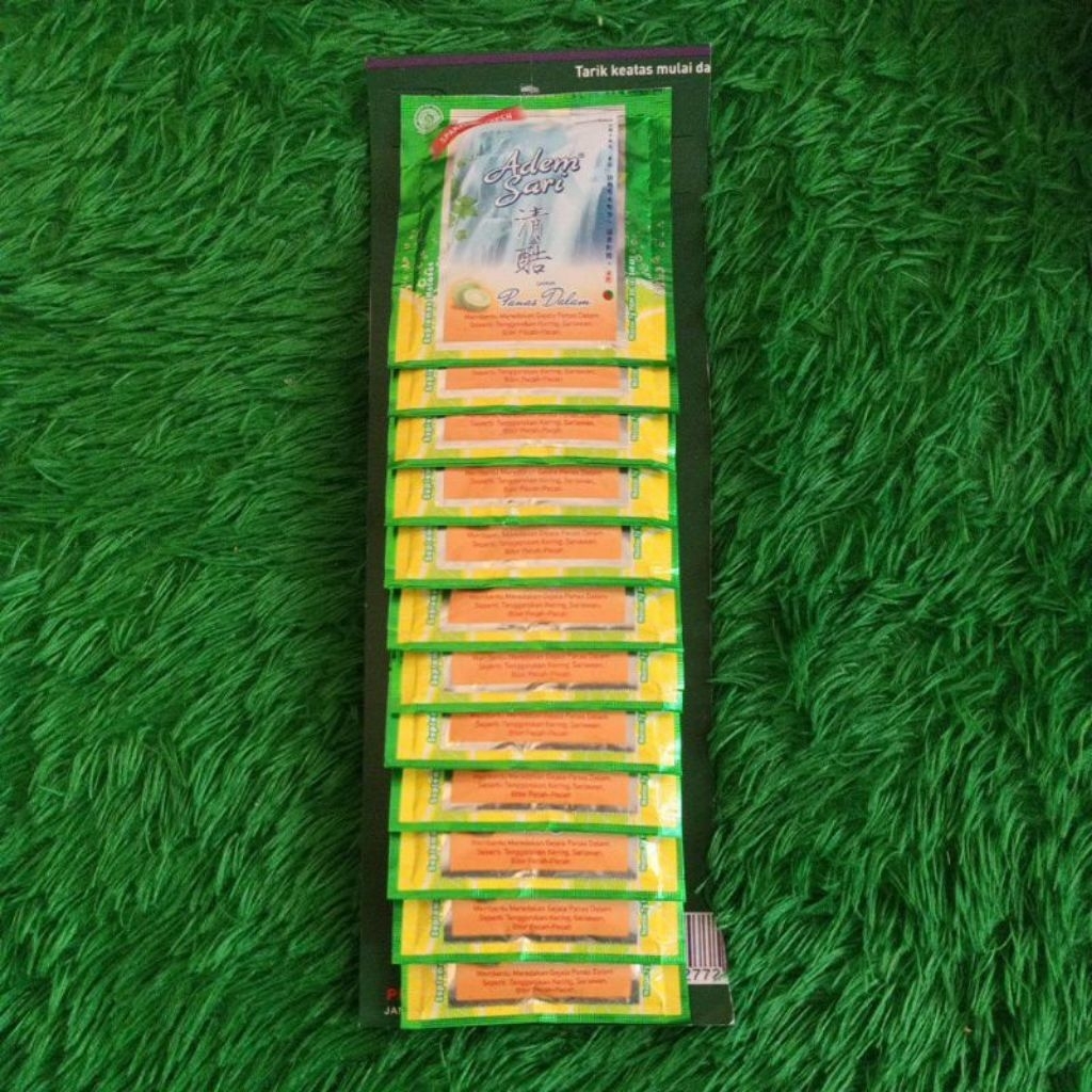 

Adem Sari isi 12 Sachet