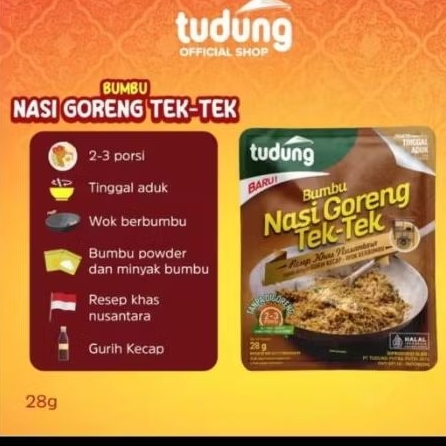 

TUDUNG BUMBU NASI GORENG TEK TEK 28GR