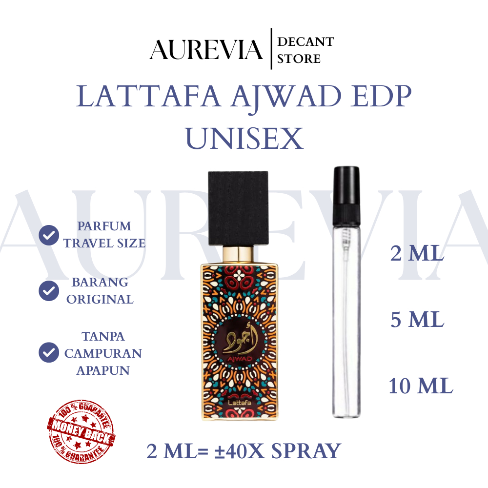 Decant Parfum Original Lattafa Ajwad EDP Unisex