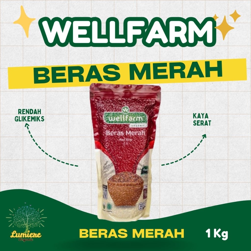 

Beras Merah Organik WELLFARM