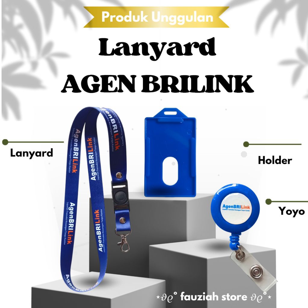 READY TALI ID CARD AGEN BRILINK / LANYARD AGEN BRILINK TERMURAH