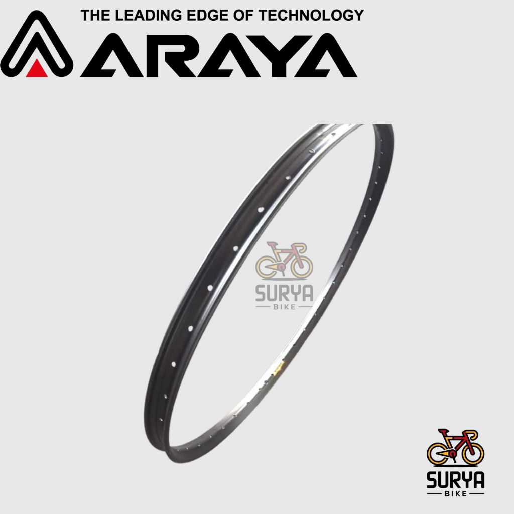 Velg Besi Araya 28 Becak 40H Chrome Rims Gerobak Pelek Besi Becak