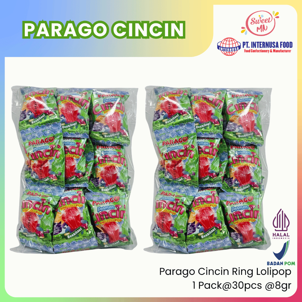

Permen Cincin Parago. 1 Pack (30 pcs)