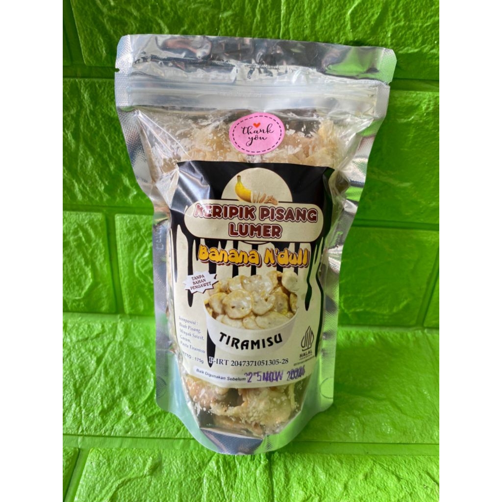 

KERIPIK PISANG ( BANANA NDULL LUMER TIRAMISU) By Dapur Syafika