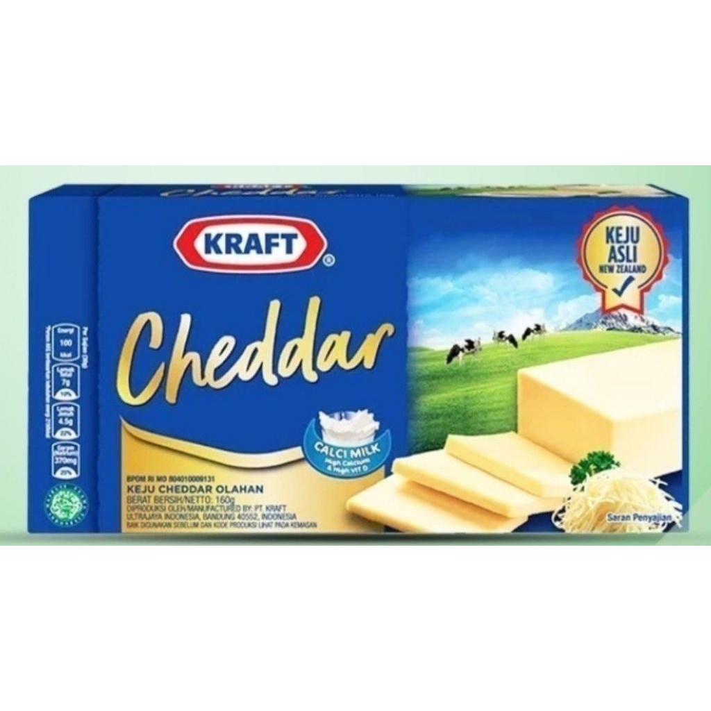 

keju parut Kraft cheddar /keju parut 160 gram