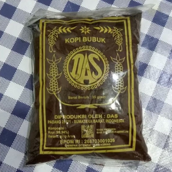 

KOPI BUBUK DAS Asli 100% Padang netto 35gr
