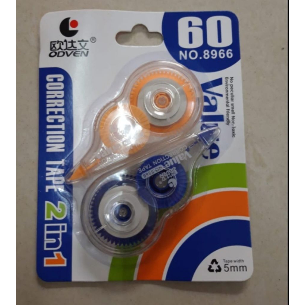 

tipx kertaa/corection tape 30m dan 2 in 1 1pcs