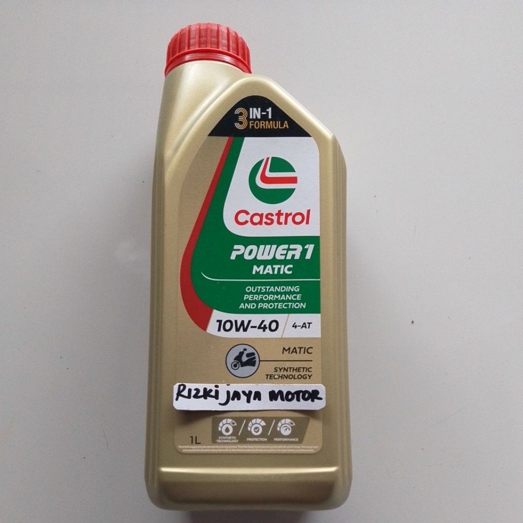 Oli castrol power 1 matic 10W-40 isi 1liter ori CASTROL