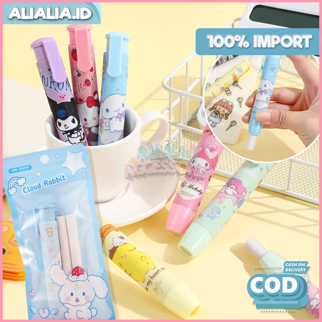 

Penghapus Pensil Mekanik Model Karakter Kartun Model Cetekan Alat Perlengkapan Sekolah