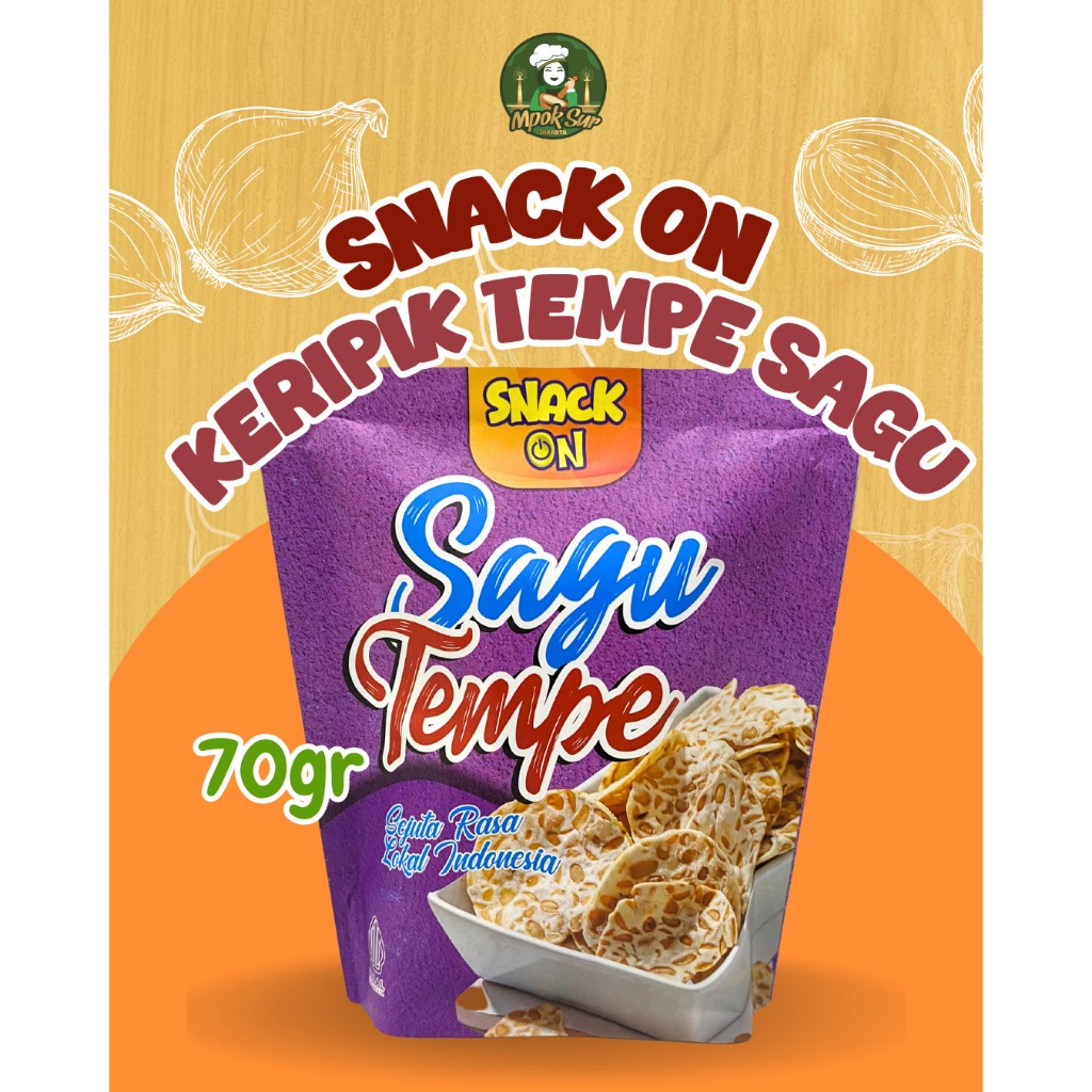 

Snack On Keripik Tempe Sagu Original Gurih