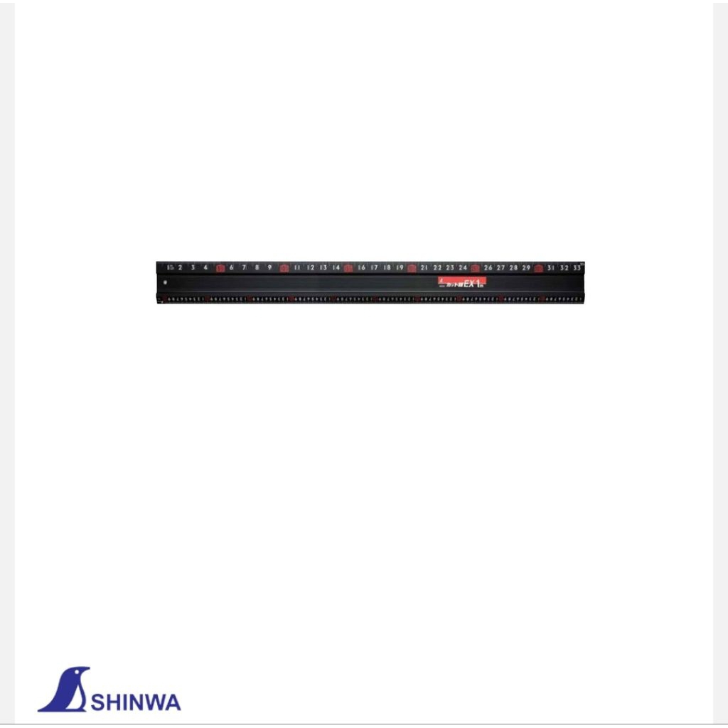 

Shinwa Aluminum Cutting Rule w/o handle 60cm-65030