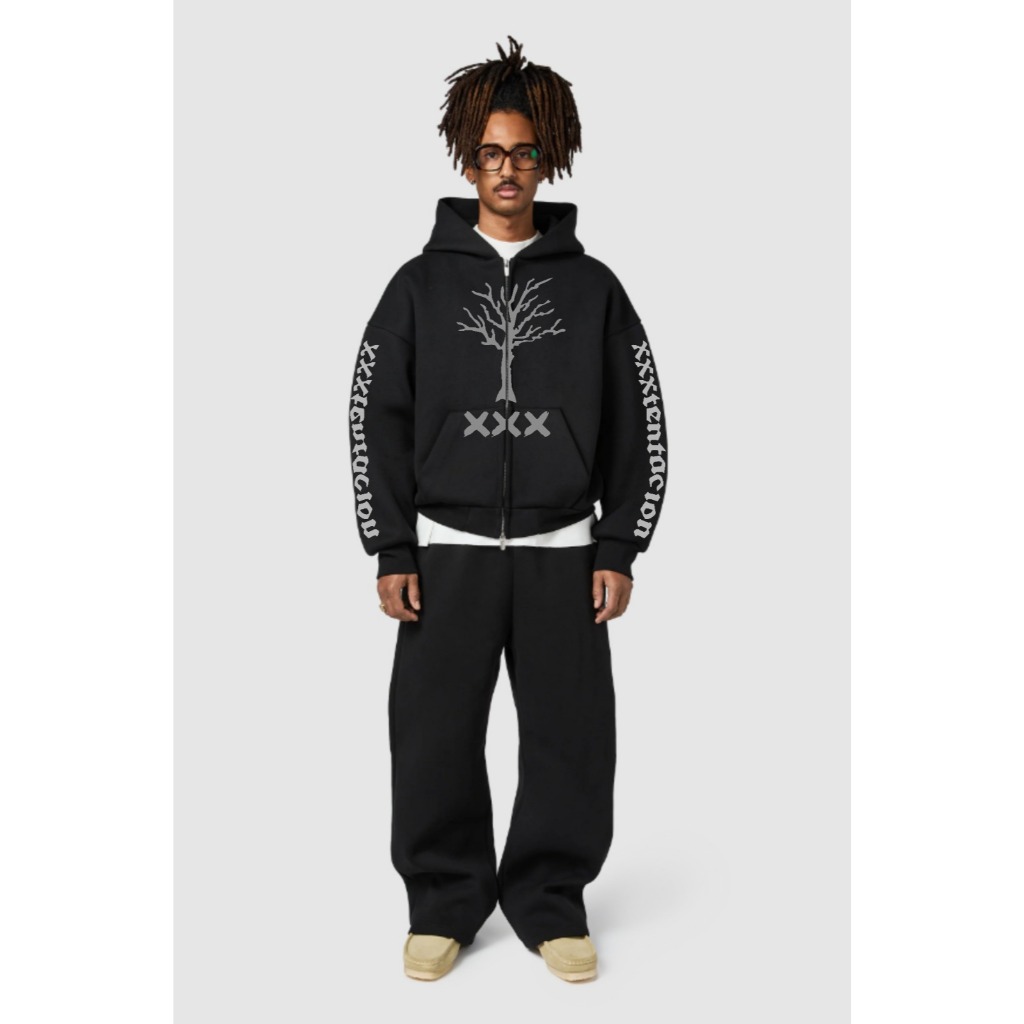 STILFY - HOODIE ZIPPER XXXTENTACION PRIA WANITA UNISEX