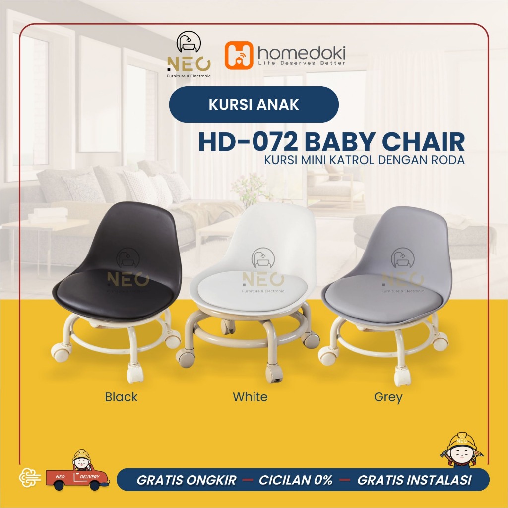 NEO - KURSI BABY CHAIR RODA SUPER LUCU MINIMALIST PONTIANAK
