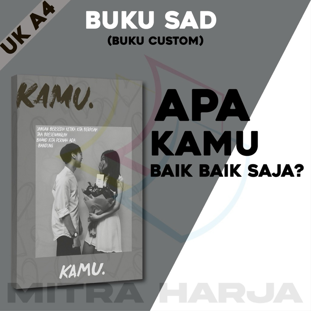 

(custom) Buku galau Cetak Print Ukuran A4