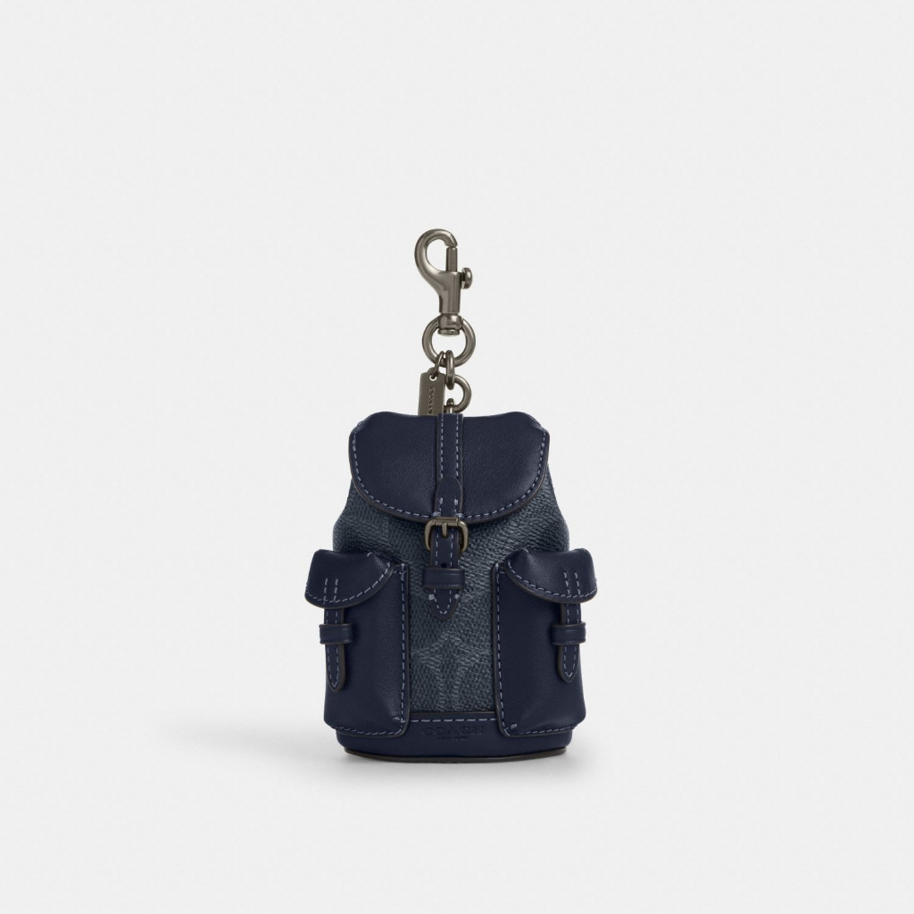 Coach Mini Warner Backpack Bag Charm - Gantungan Tas