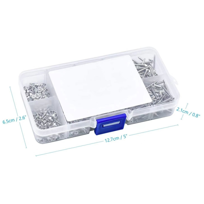 800Pcs Sekrup Transistor Final Panjang 4Mm-12Mm Sekrup Skrup Fab Sekrup Tapping Baut Mur Screw