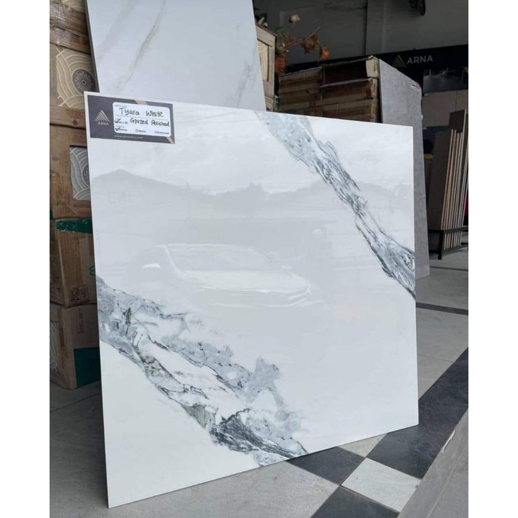 granit lantai uk 60x60 tyara white arna