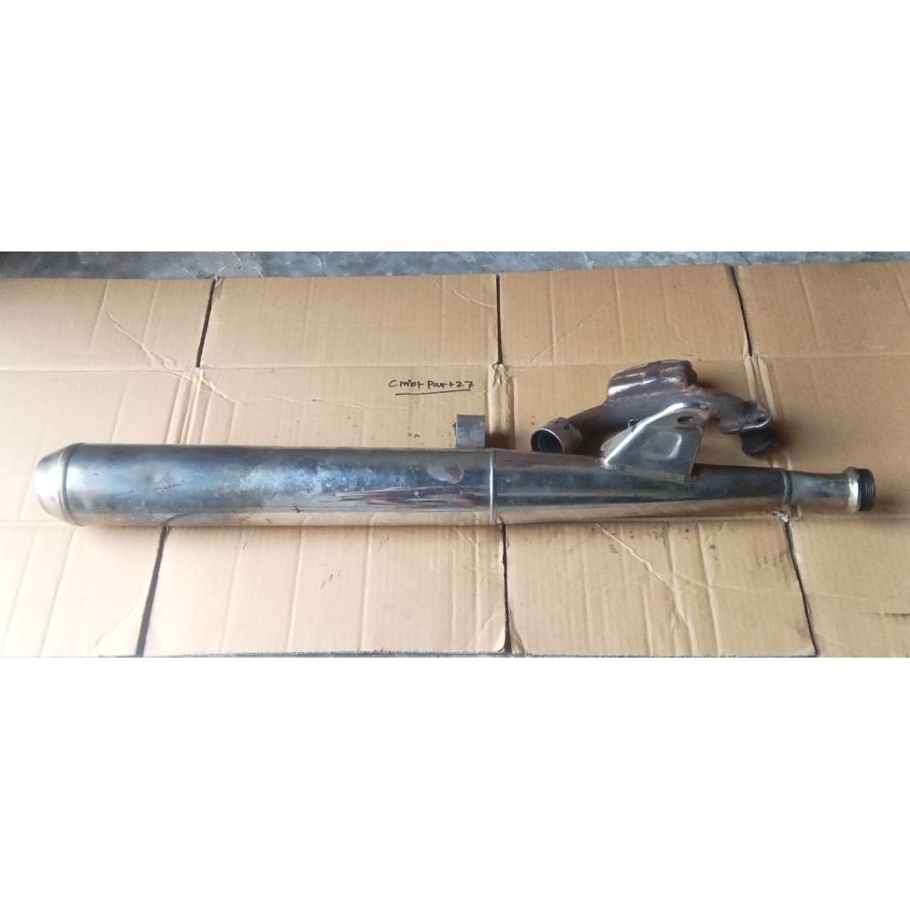 Knalpot Standar SUZUKI Rc 100 Bravo Rc 80 Sprinter STANDAR/SUDAH BOBOK Original Copotan