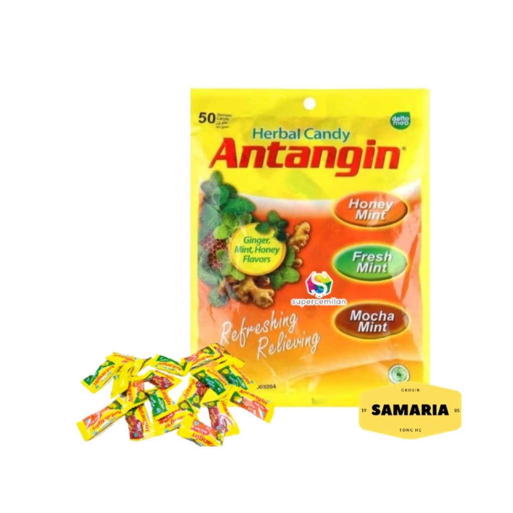 

Permen Herbal Antangin Kemasan Bag 100 Gram (Isi 50 Pcs)