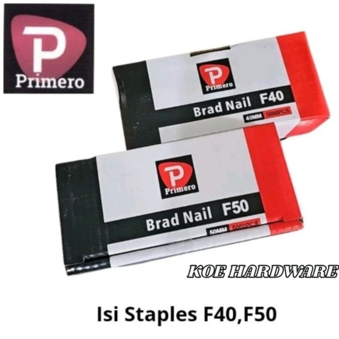 

KoeHardware - Isi Paku Staples F40,F50 Primero/Refill staples F40,F50 PRIMERO 100% ORIGINAL