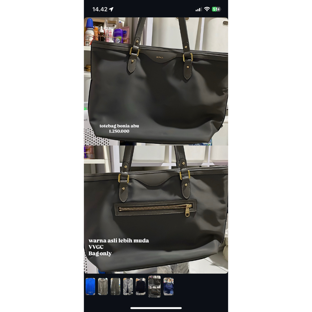 tas bonia tote bag abu ori