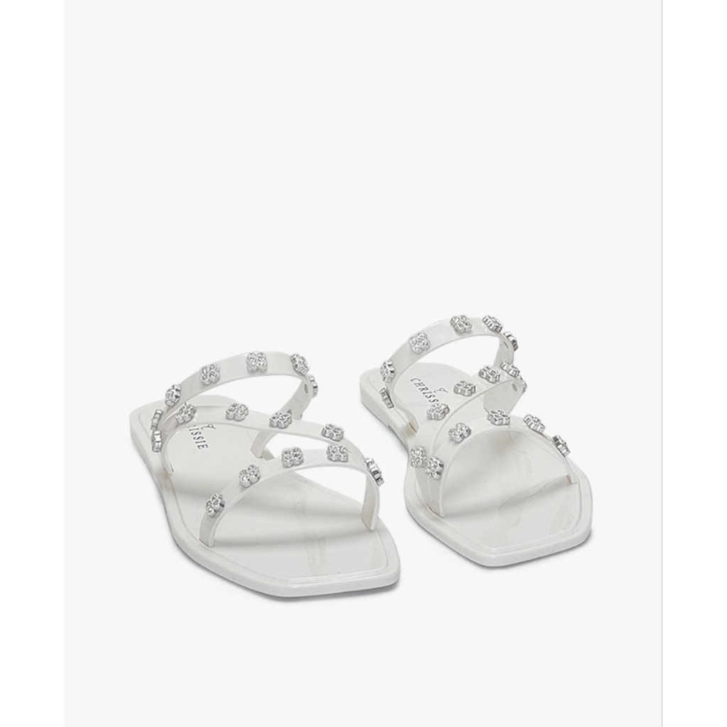 Payless Chrissie Neve Jelly Sandals - White