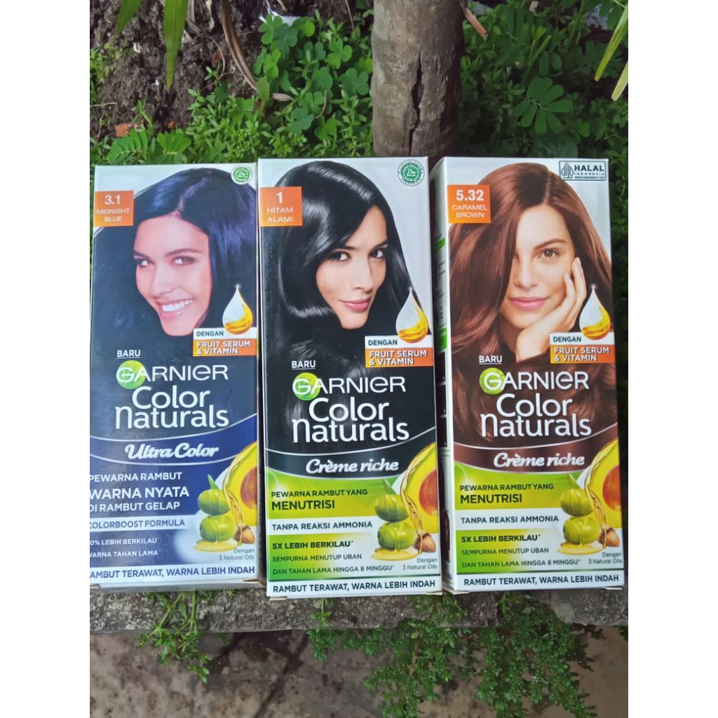 BOX - GARNIER COLOR NATURALS Hair Color // JSELECTIV X JHON KOSMETIK // Pewarna Rambut GARNIER - ORI