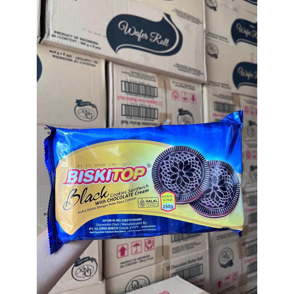 

biskitop black cokies 250 gram 1 dus isi 12 pcs