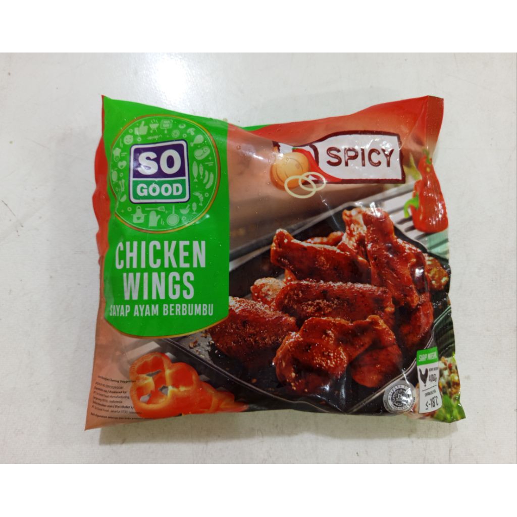 

SO GOOD spicy wings 400gram