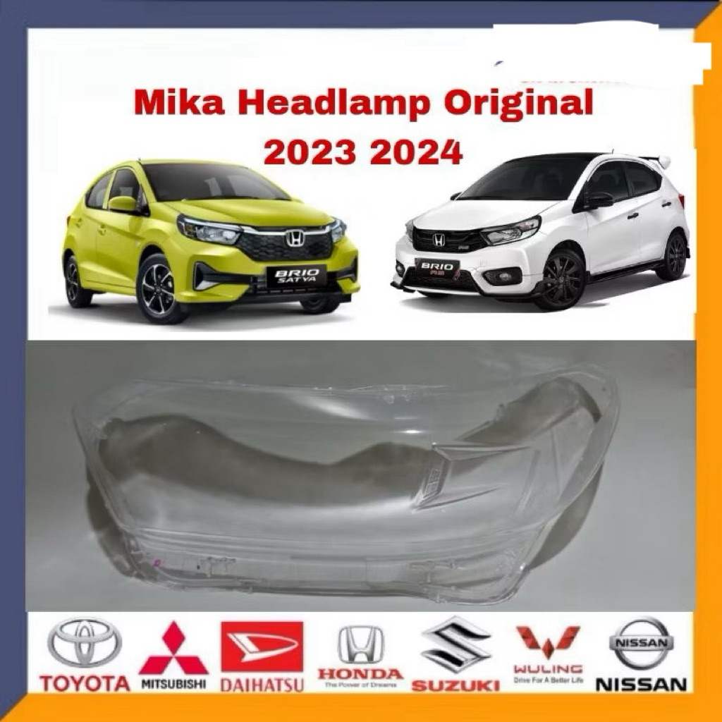 Mika Lampu Headlamp Depan Honda Brio Satya Brio Rs Thn 2023-2024 Original