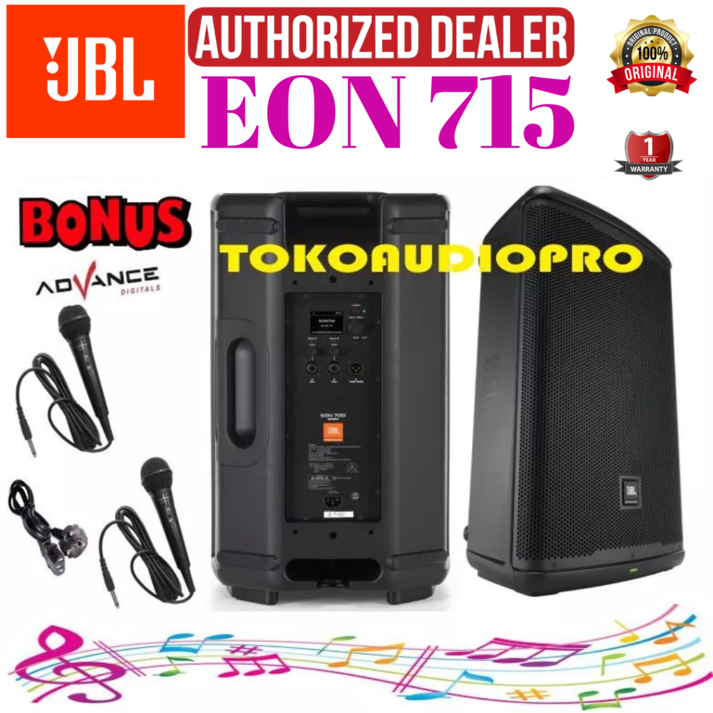 JBL EON715 Speaker Aktif 15 inch dengan Bluetooth