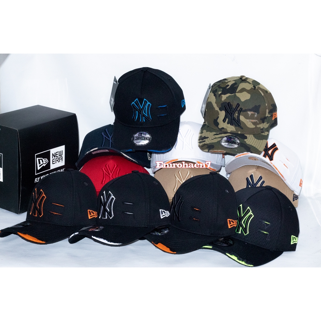 Topi baseball NY SOBEK pria wanita Topi baseball NEW YORK Topi bahan katun Topi Unisex SOBEK CMPR