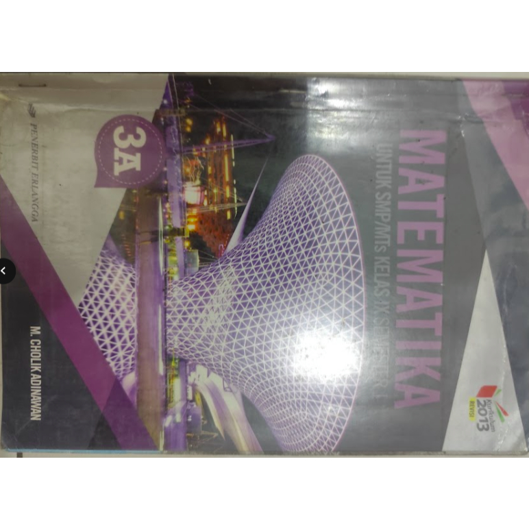 BUKU MATEMATIKA SMP KELAS 9 3A PENERBIT ERLANGGA