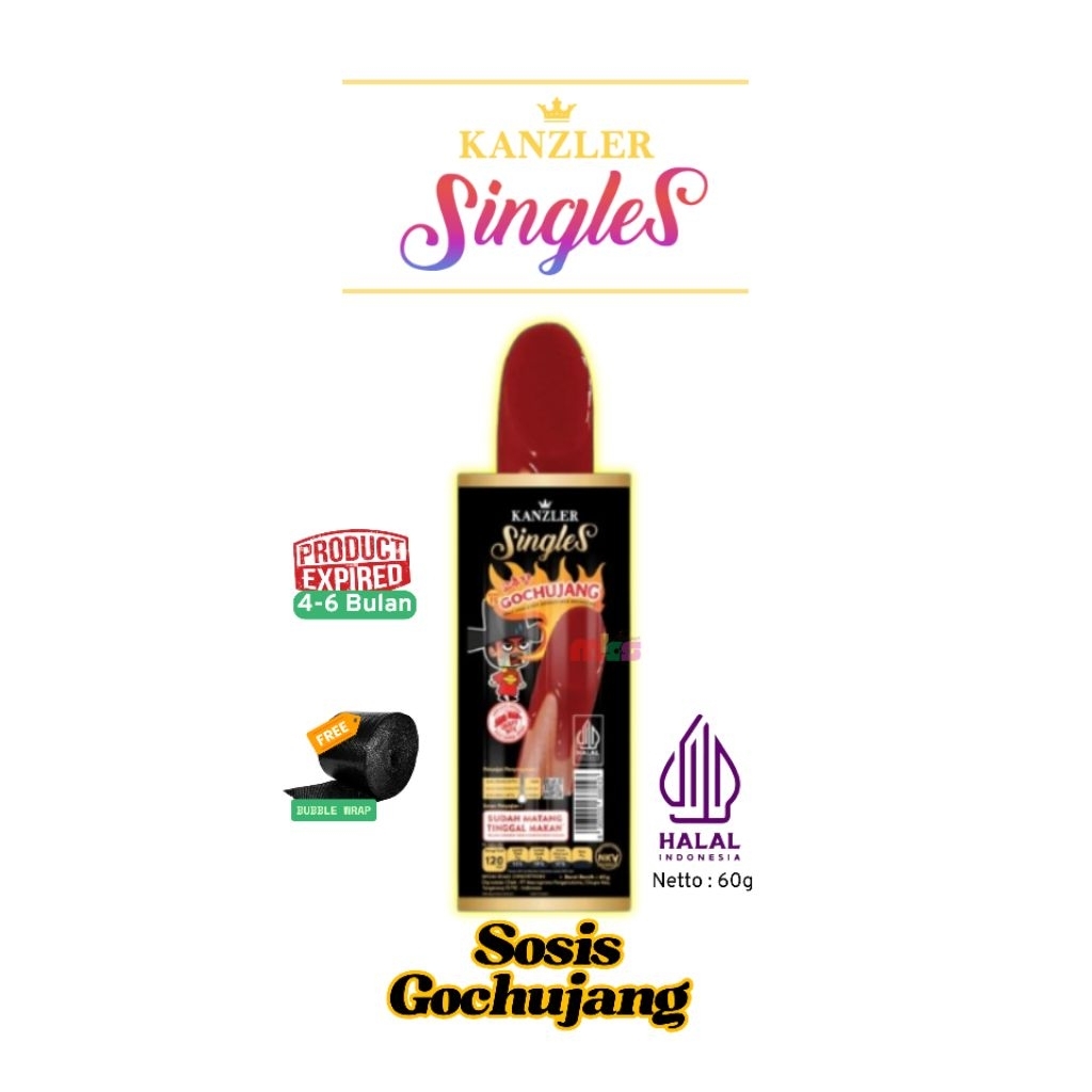

SOSIS KANZLER SINGLES HOT GOCHUJANG ORIGINAL KEJU MINI 65gr