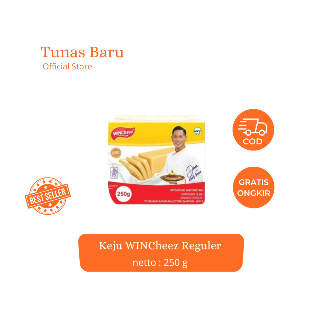 

WINCheez Keju Regular 250 Gram
