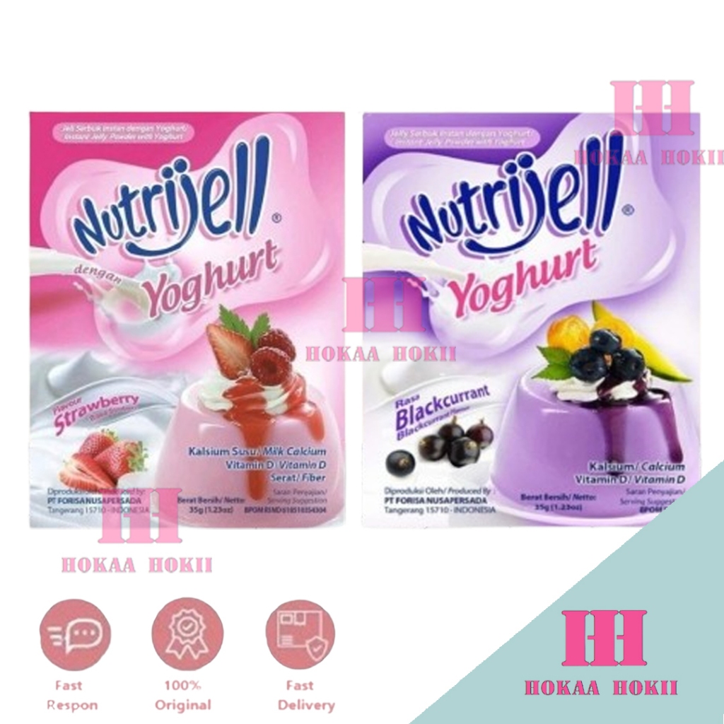 

Nutrijell Agar Yogurt Blackcurrant Strawberry 35Gr / Yogurt