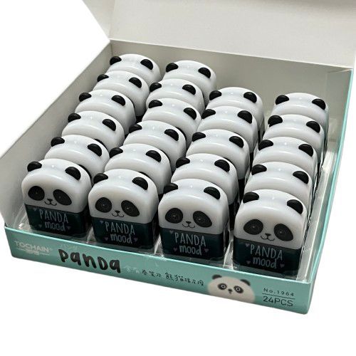 

SHARPENER + ERASER PANDA 1964 / 2 IN 1 SERUTAN DAN PENGHAPUS / RAUTAN 2IN1 / SERUTAN GAMBAR PANDA / SERUTAN MANUAL LUCU / RAUTAN PUTAR / SERUTAN ANAK SEKOLAH
