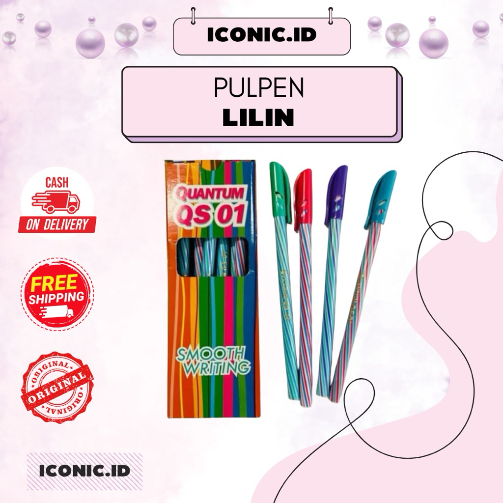 

Iconic.id - Quantum Pulpen Lilin / Pulpen Lilin Satuan / Pulpen lilin Quatum Pack