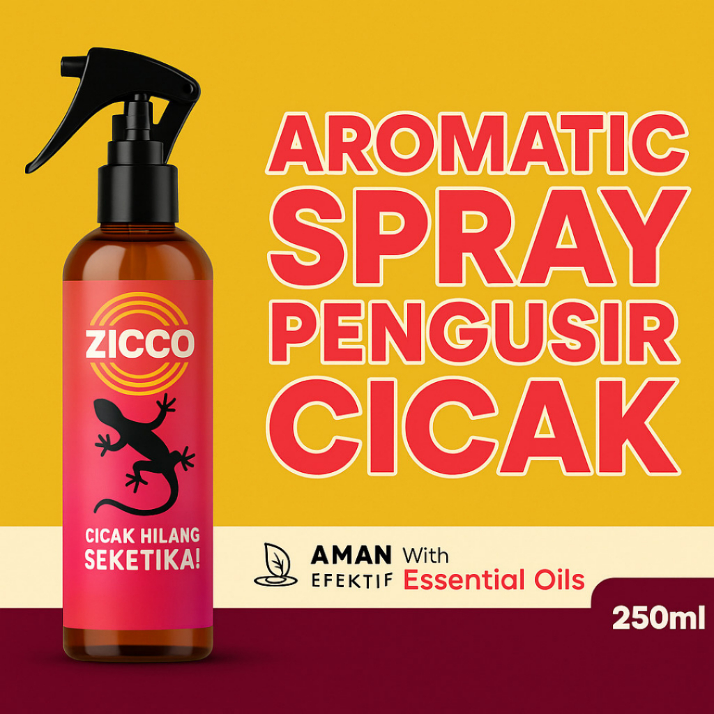 Zicco Aromatic Spray Pengusir CicaK Hilang Seketika 250ml