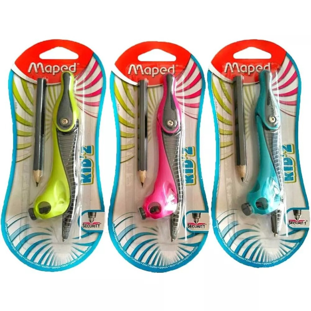 

MAPED - JANGKA SEKOLAH / JANGKA SET PENSIL / KIDZ UNIVERSAL HOLDER COMPASS 191610