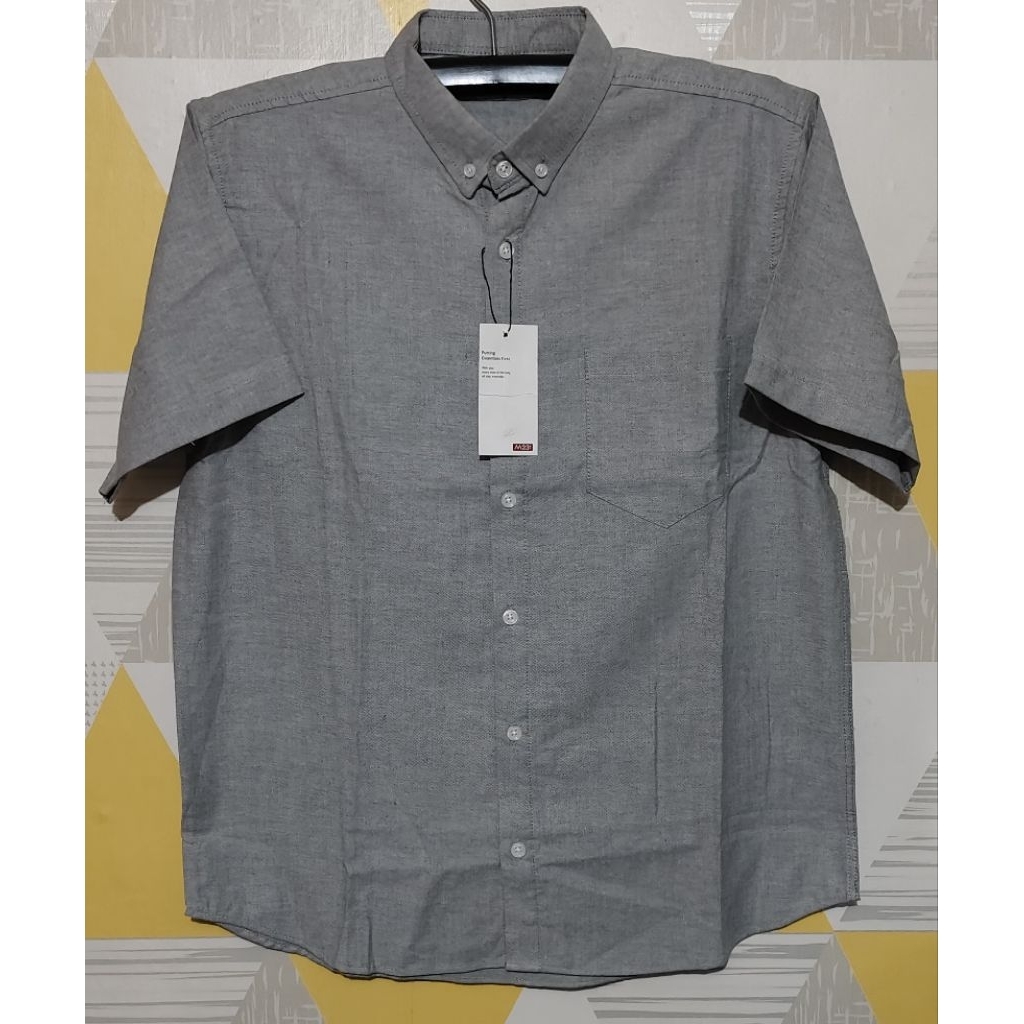 Kemeja Pendek Pria M231 original size S, XXL