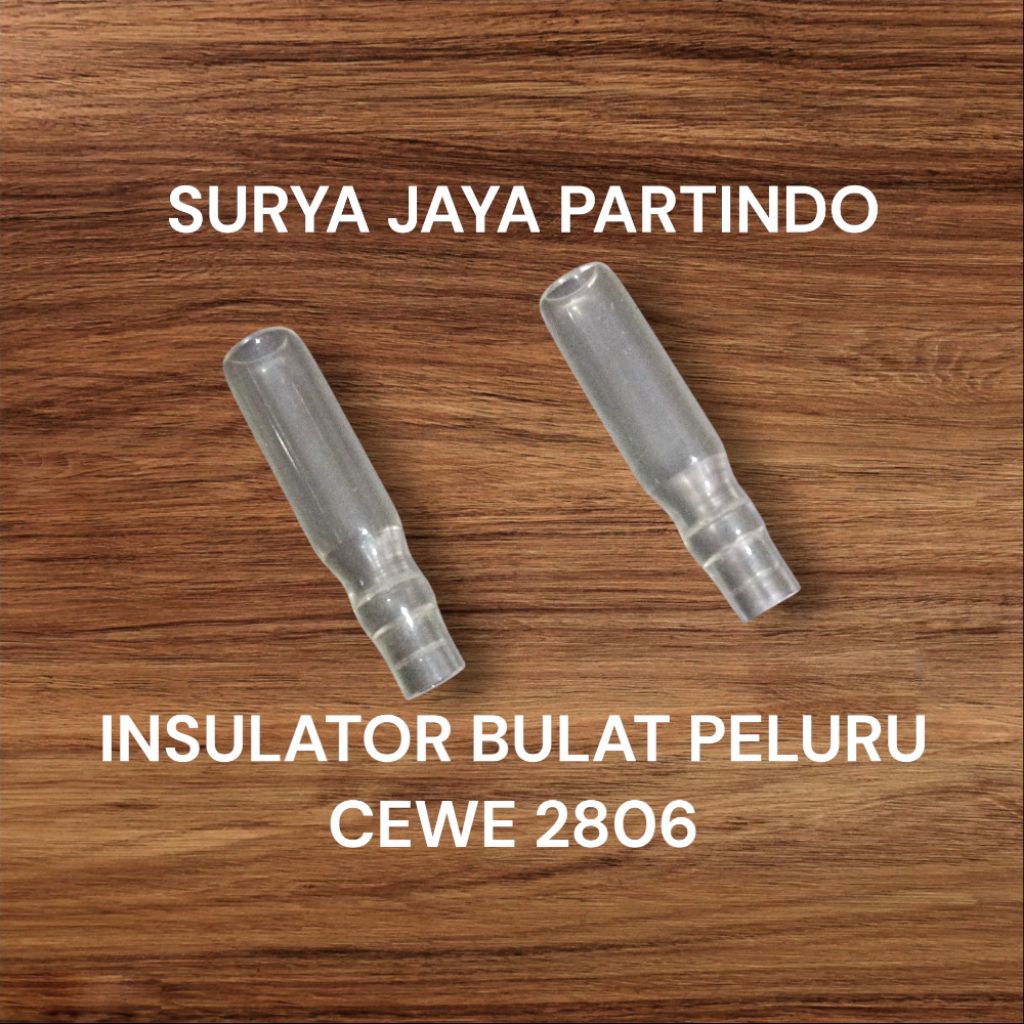 INSULATOR SKUN TERMINAL BULAT / SELONGSONG TERMINAL PELURU CEWE Automotif