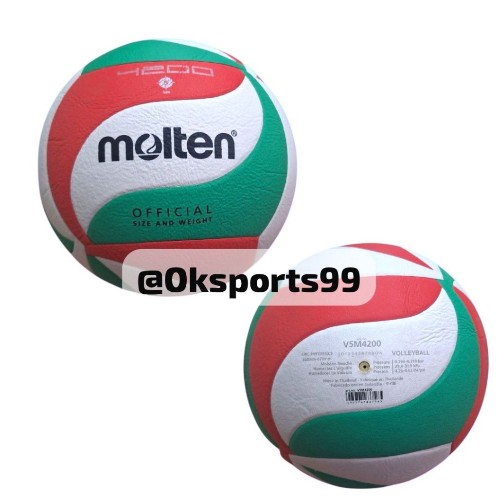 BOLA VOLI VOLLEY MOLTEN 4200 100% ORIGINAL