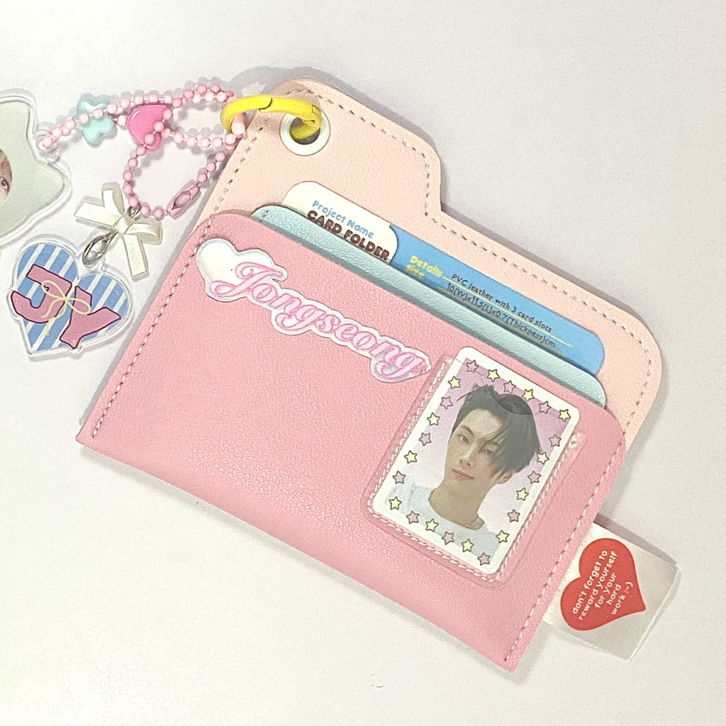 WGG Craft Wallet Card Holder Pink and Blue